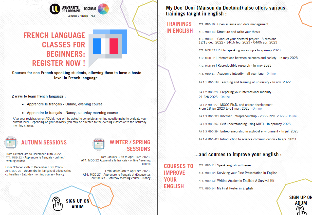 flyer non francophones