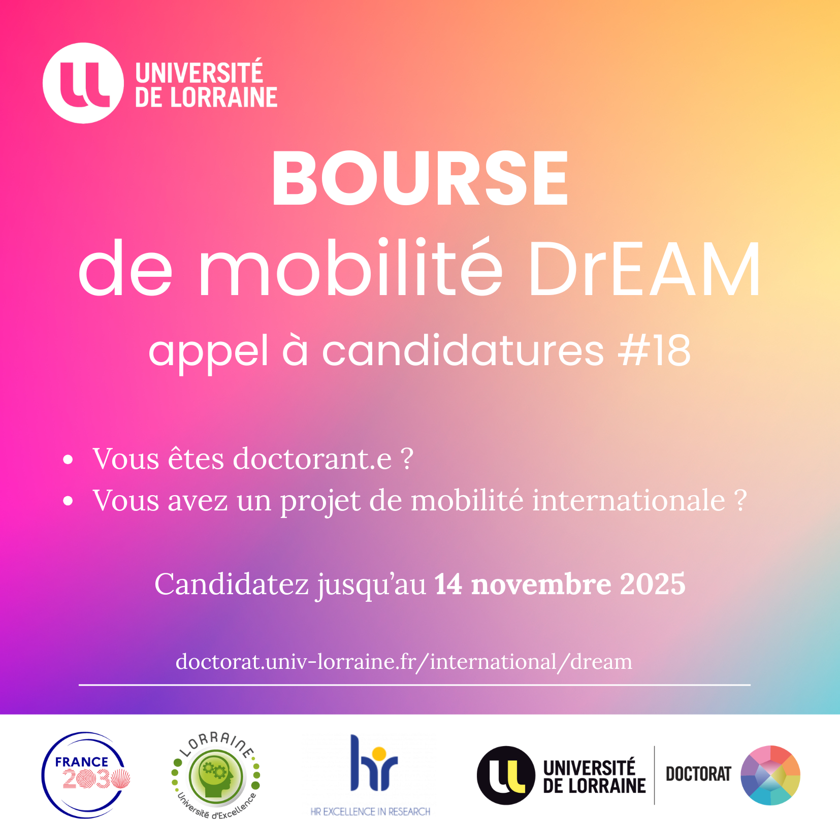Flyer DrEAM épisode 18 - communication appel à candidatures